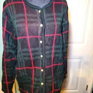 Liz baker button up 1X sweater